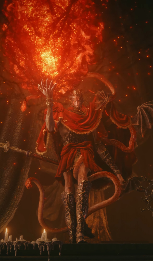 Воин из компьютерной игры Elden Ring: Shadow of the Erdtree