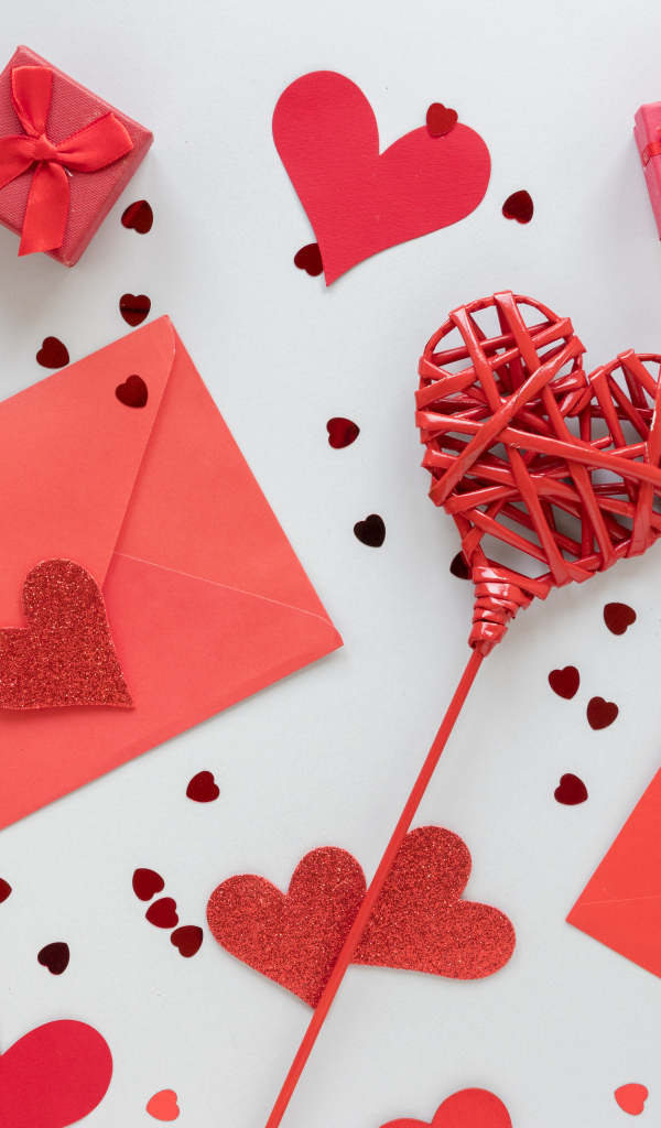 Конверты с валентинками на день влюбленных