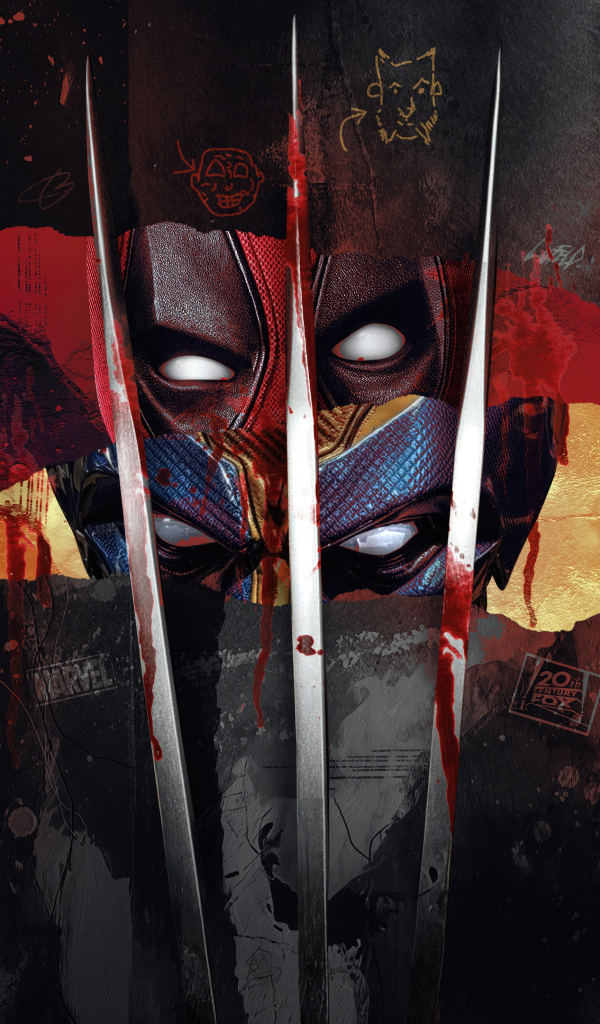 Арт постер фильма Дэдпул 3