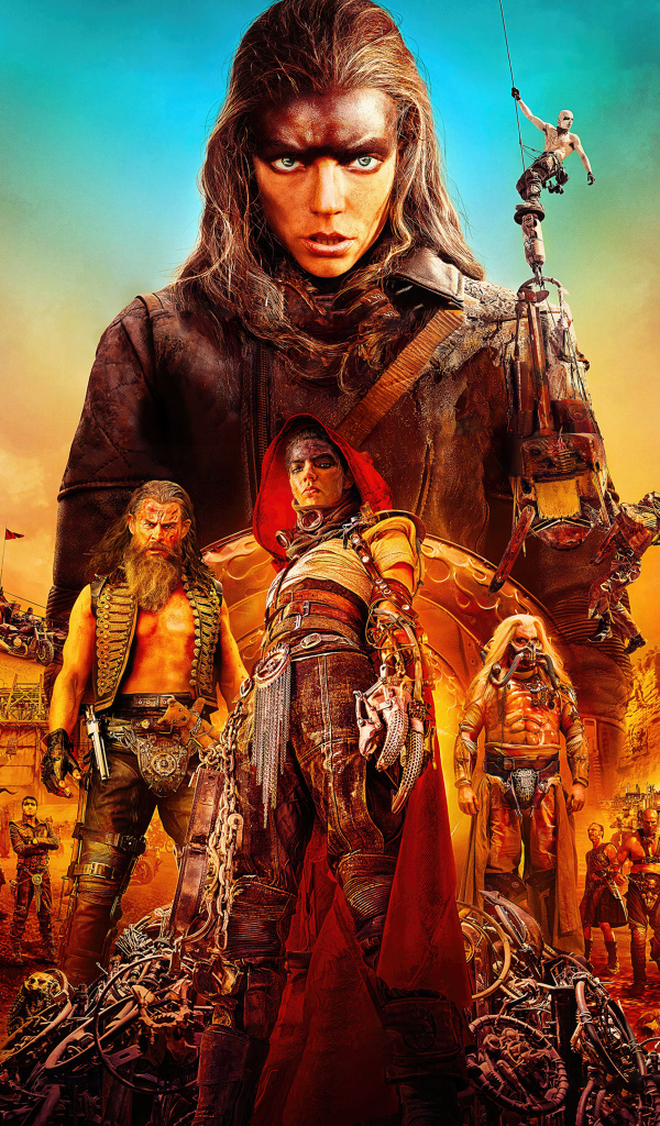 Яркий постер нового фильма Фуриоса: Хроники Безумного Макса