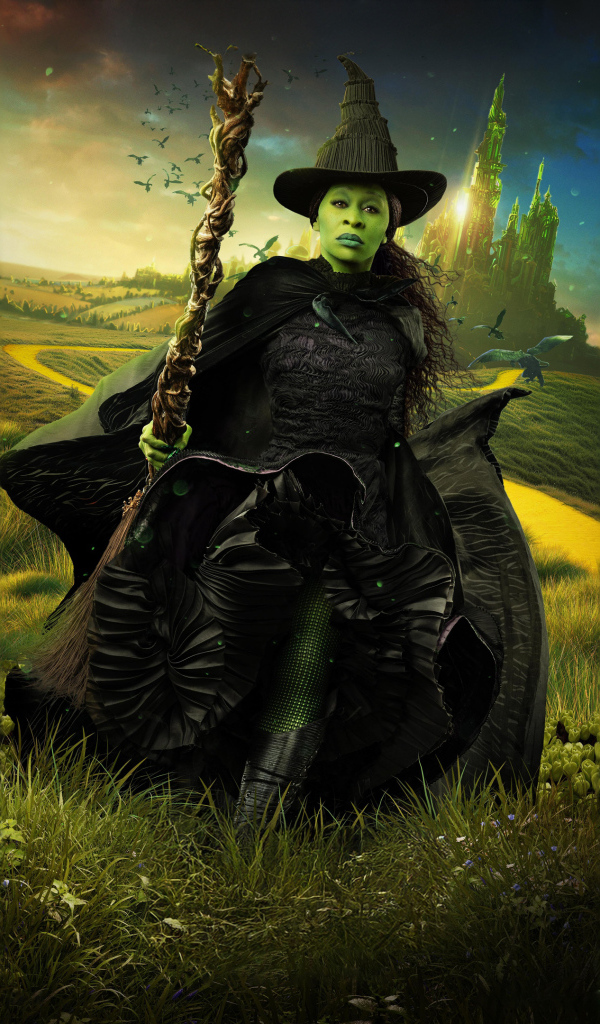 Персонаж Эльфаба из нового фильма Злая: Часть первая, 2024