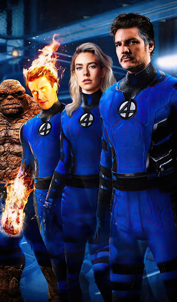 Герои нового фантастического фильма Фантастическая четвёрка: Первые шаги, 2025