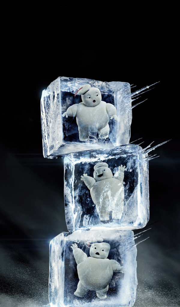 Ледяные глыбы с Зефирным великаном фильм Охотники за привидениями: Леденящий ужас