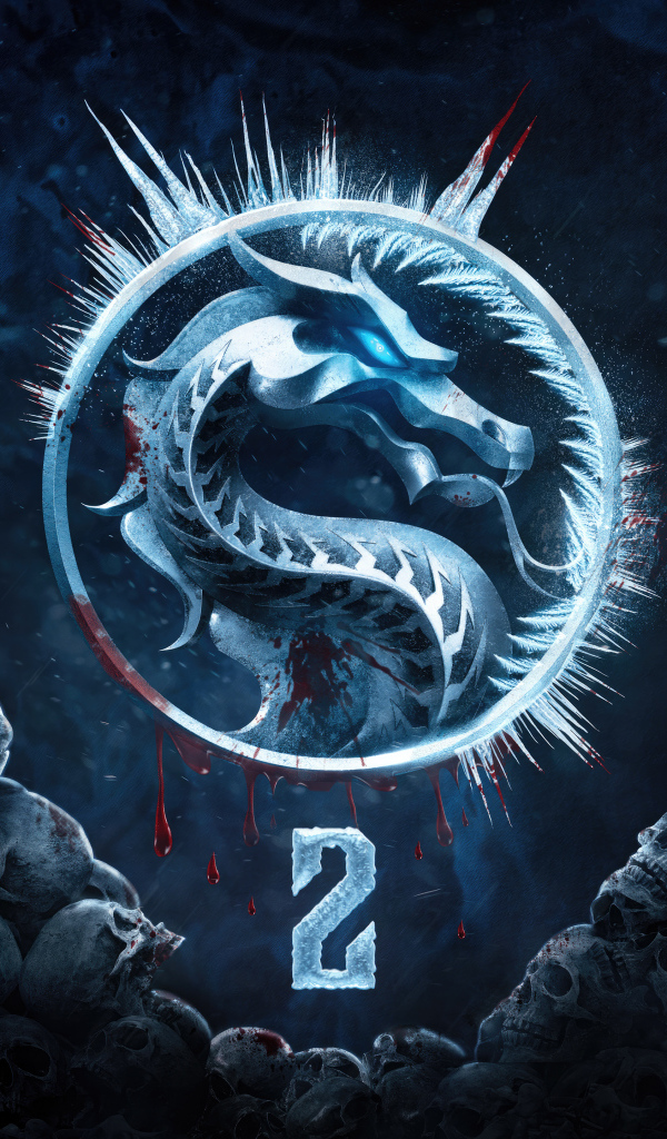 Ледяной постер нового фильма Мортал Комбат 2, 2024