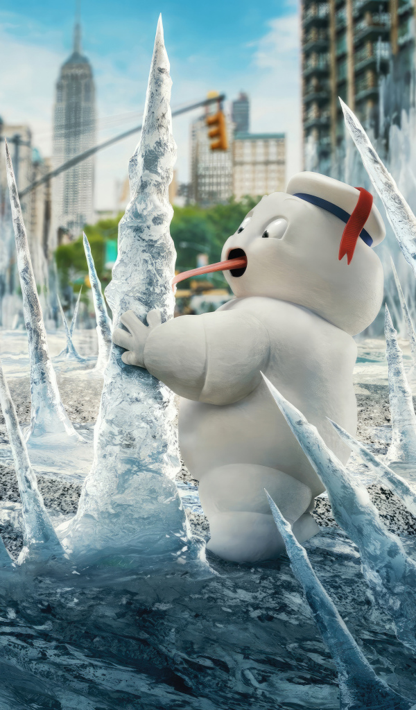 Зефирный великан во льду фильм Охотники за привидениями: Леденящий ужас