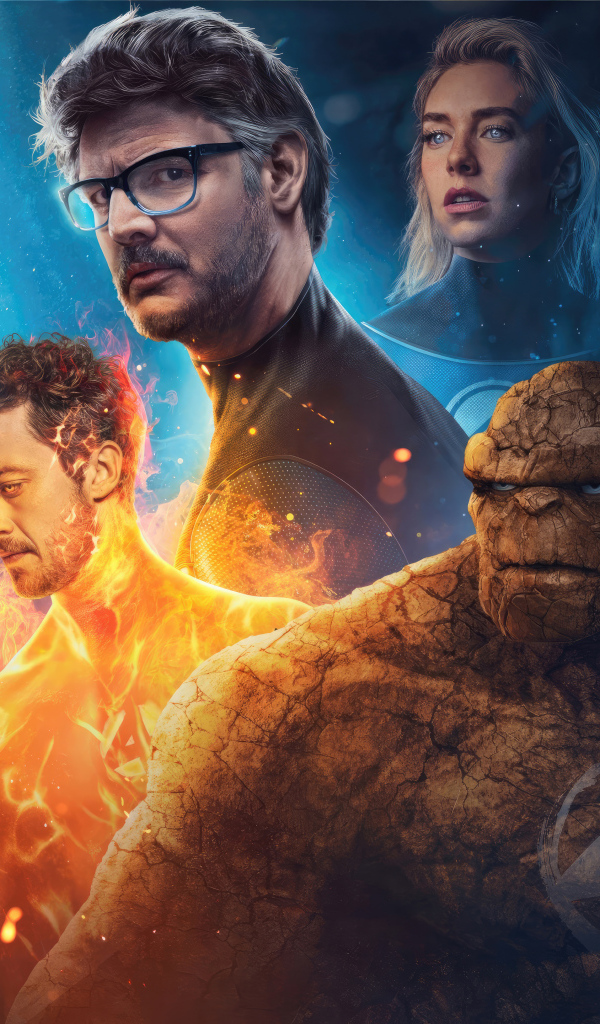 Постер нового фильма Фантастическая четвёрка, 2025