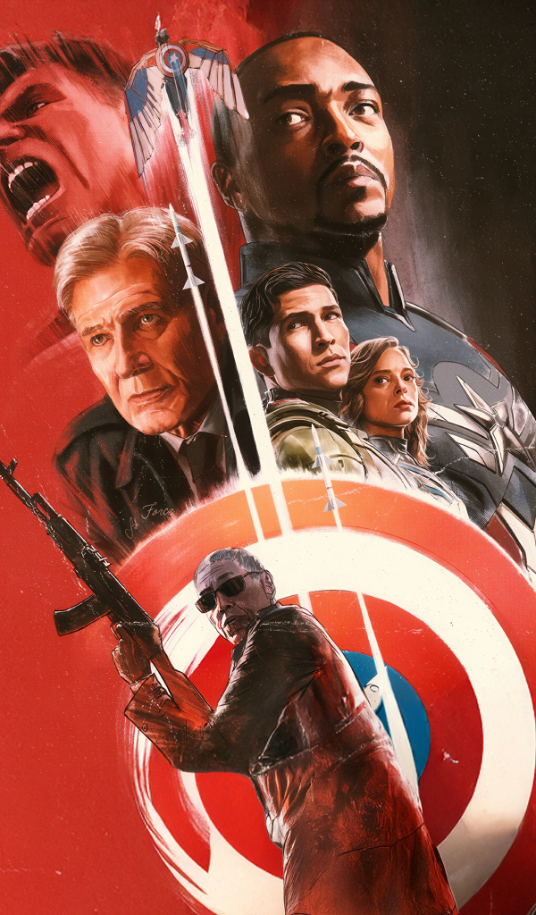 Постер нового фильма Капитан Америка: Дивный новый мир