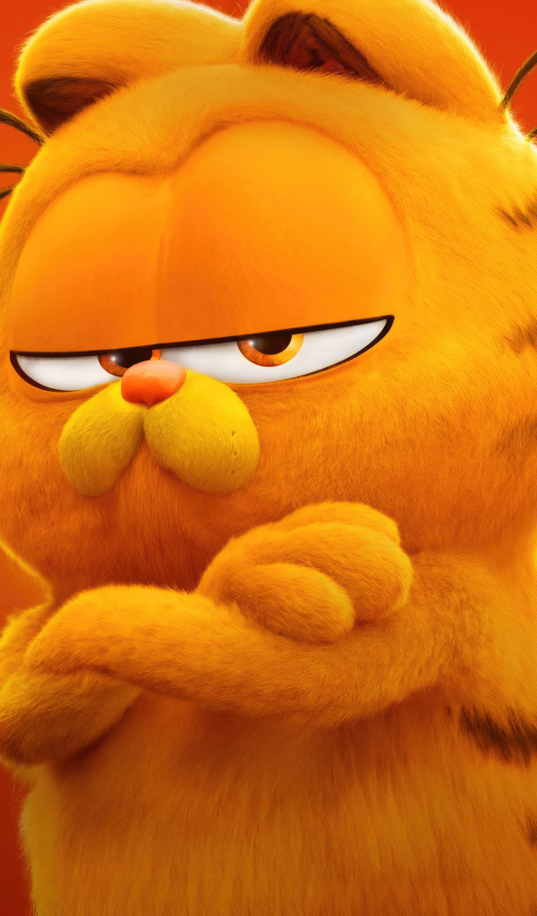 Рыжий кот Гарфилд персонаж нового мультфильма Гарфилд в кино, 2024
