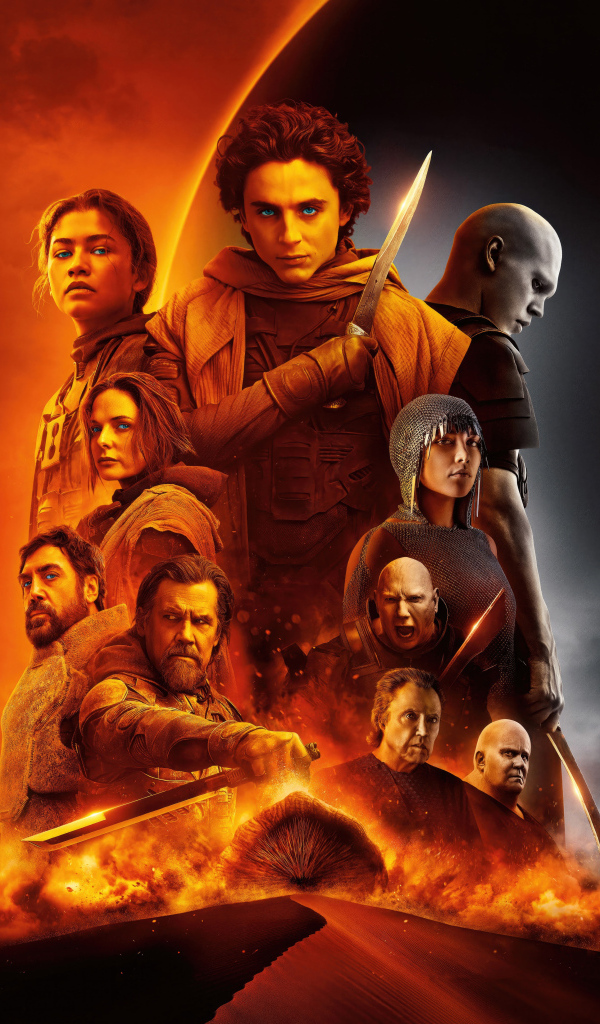 Главные персонажи нового фильма Дюна: Часть вторая