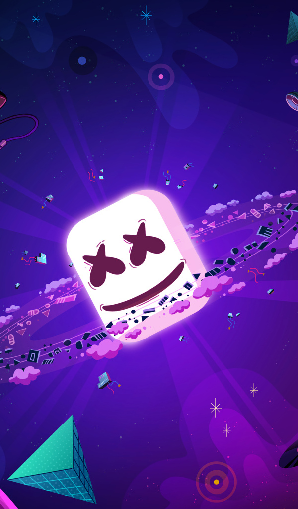 Диджей Маршмеллоу нарисованный