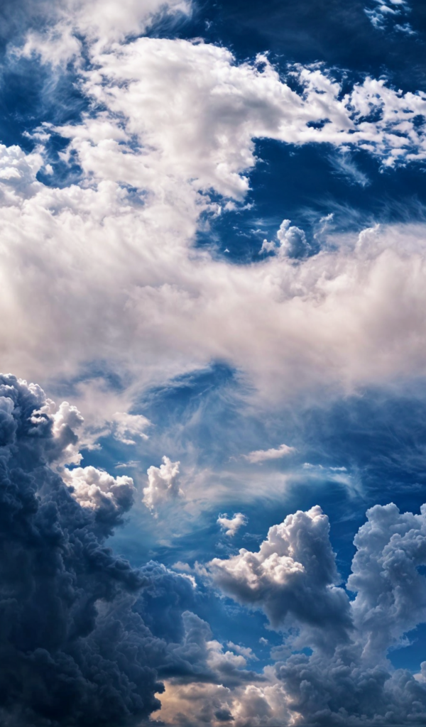 Красивые необычные облака в небе