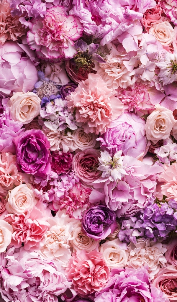 Красивый цветочный розовый фон