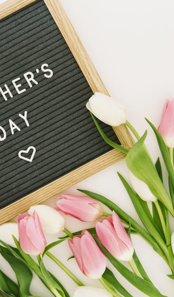Букет розовых тюльпанов на день матери