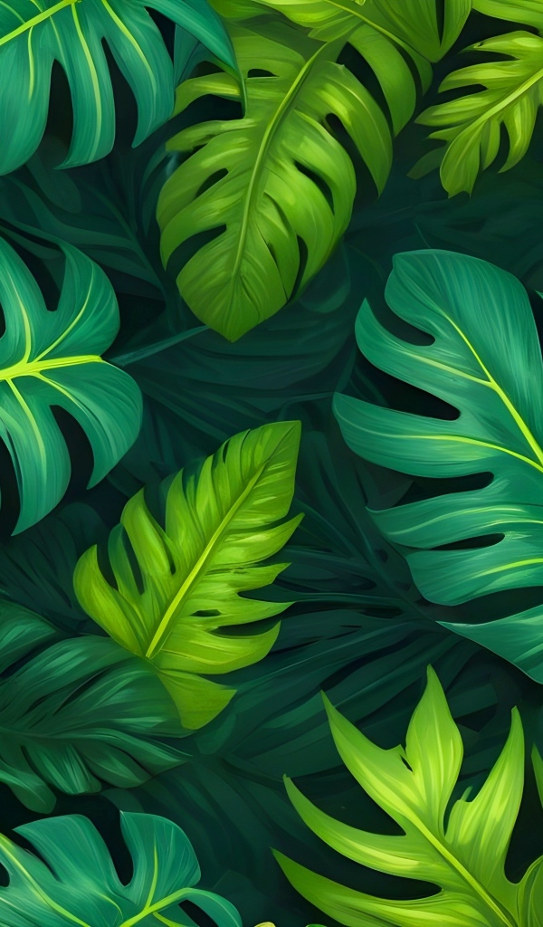 Зеленые листья крупным планом для фона