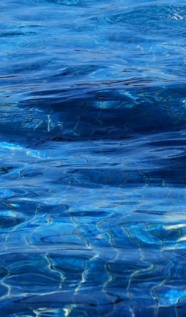 Синяя спокойная вода океана