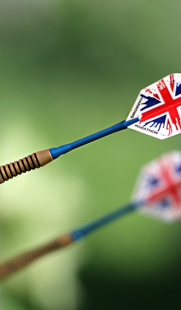 Острый дротик в мишени 