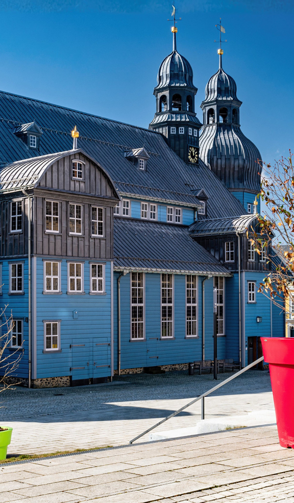 Церковь в городе Клаусталь-Целлерфельд, Германия