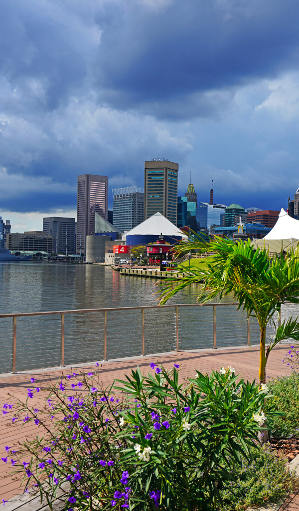 Набережная курорта Балтимор, США