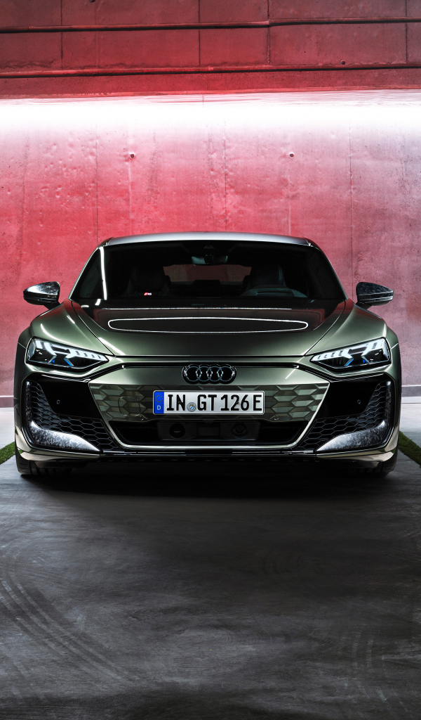 Автомобиль Audi RS e-tron GT performance 2024 года вид спереди