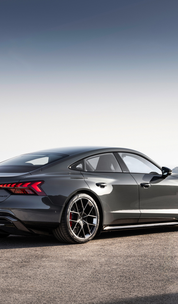 Автомобиль Audi RS e-tron GT 2024 года вид сзади