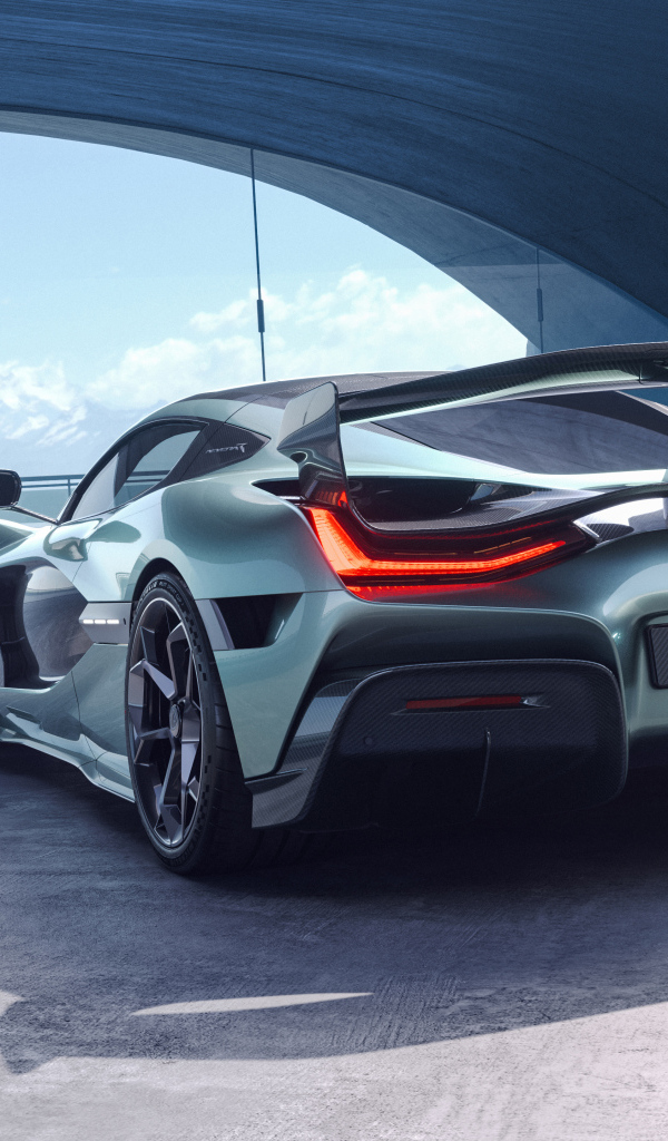 Автомобиль Rimac Nevera R 2024  года вид сзади