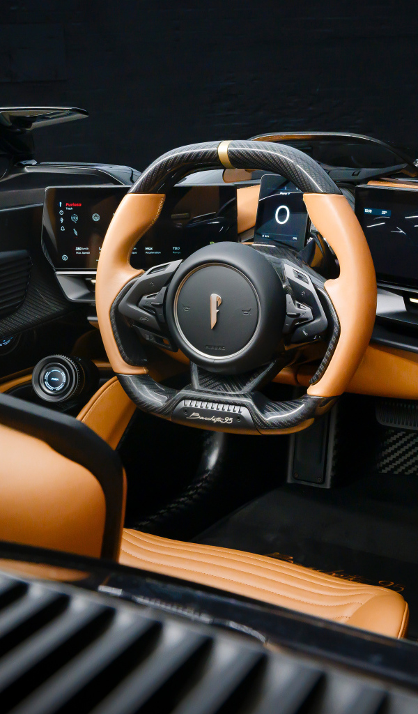 Кожаный салон автомобиля Pininfarina B95 Gotham