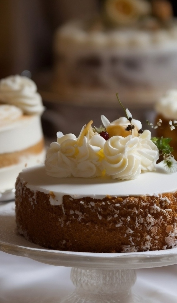 Красивые торты на столе на праздник