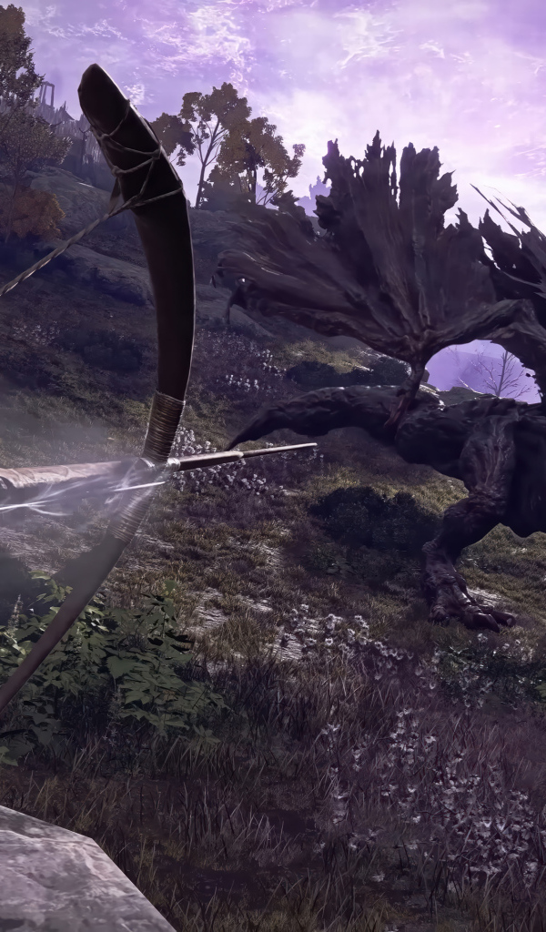 Битва с драконом в компьютерной игре Elden Ring Nightreign