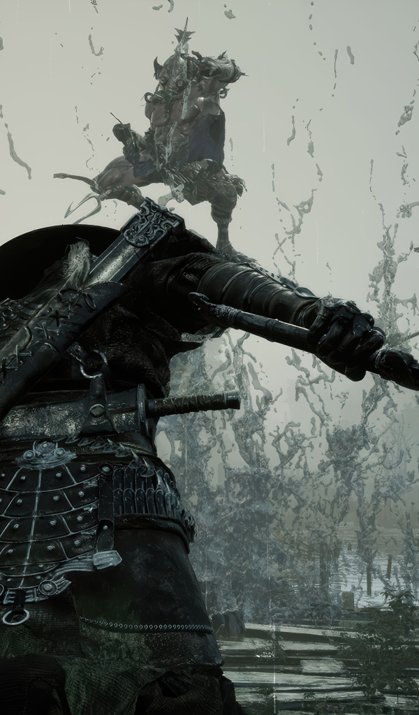 Самурай с оружием в компьютерной игре Phantom Blade Zero