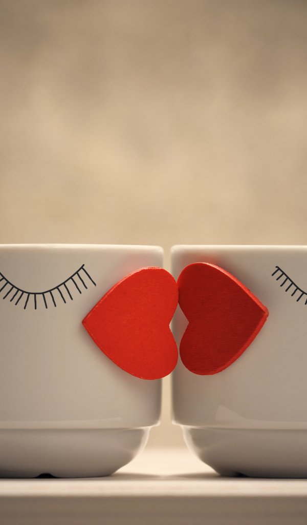 Чашки для кофе для влюбленной пары