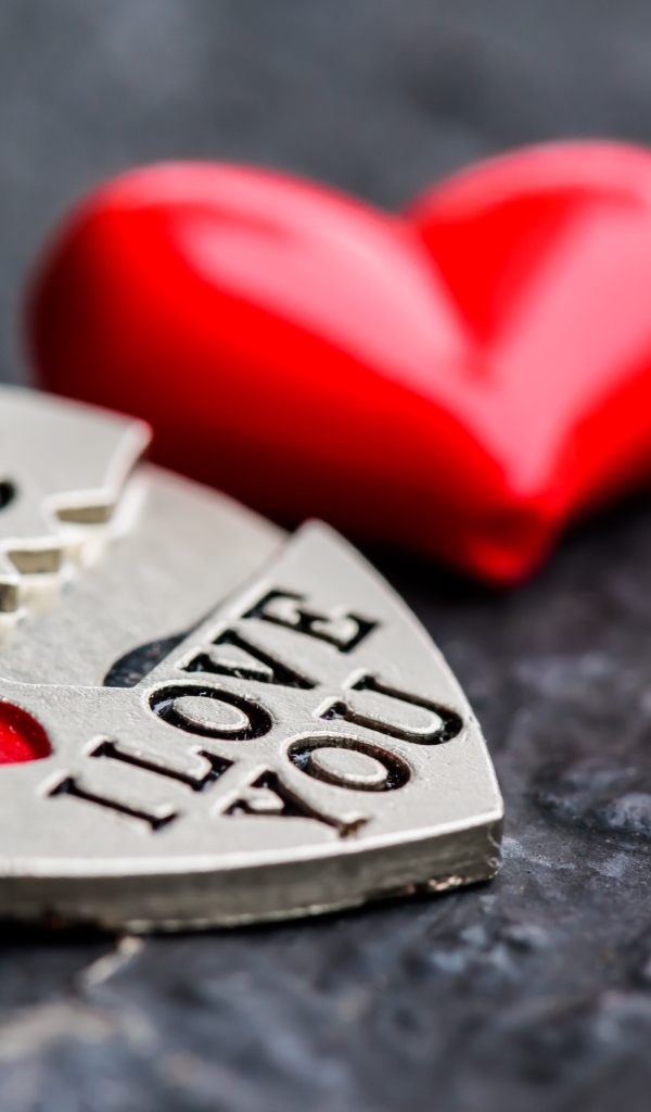 Брелок в форме сердца для любимого человека