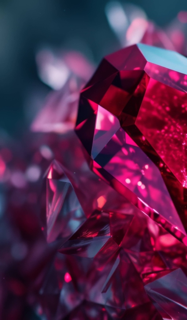 Сердце из красного камня