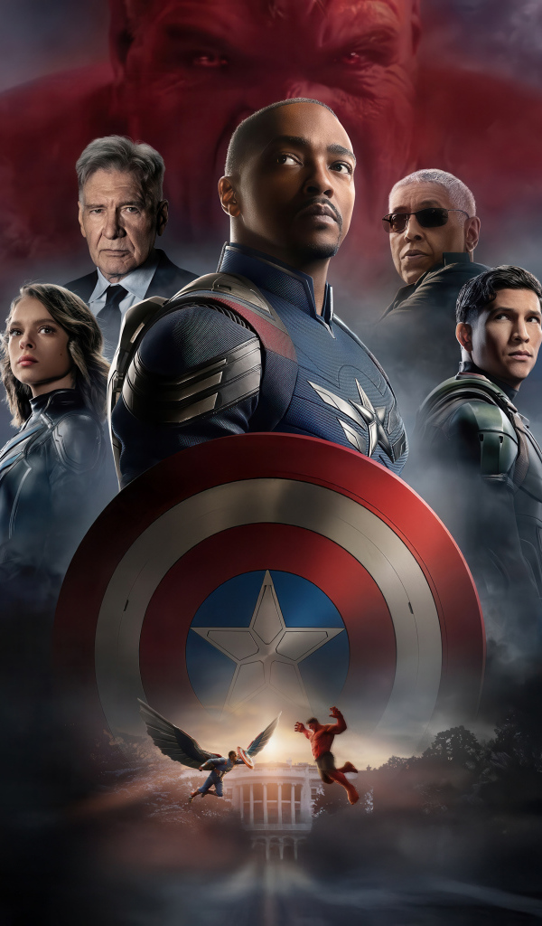 Постер фильма Капитан Америка: Дивный новый мир