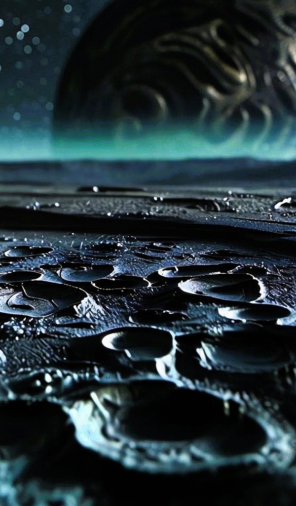 Кратеры на поверхности планеты