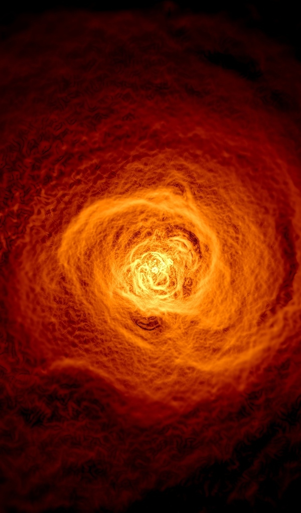 Свечение в скоплении галактик Персея