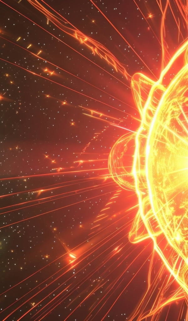 Магнитная вспышка на солнце