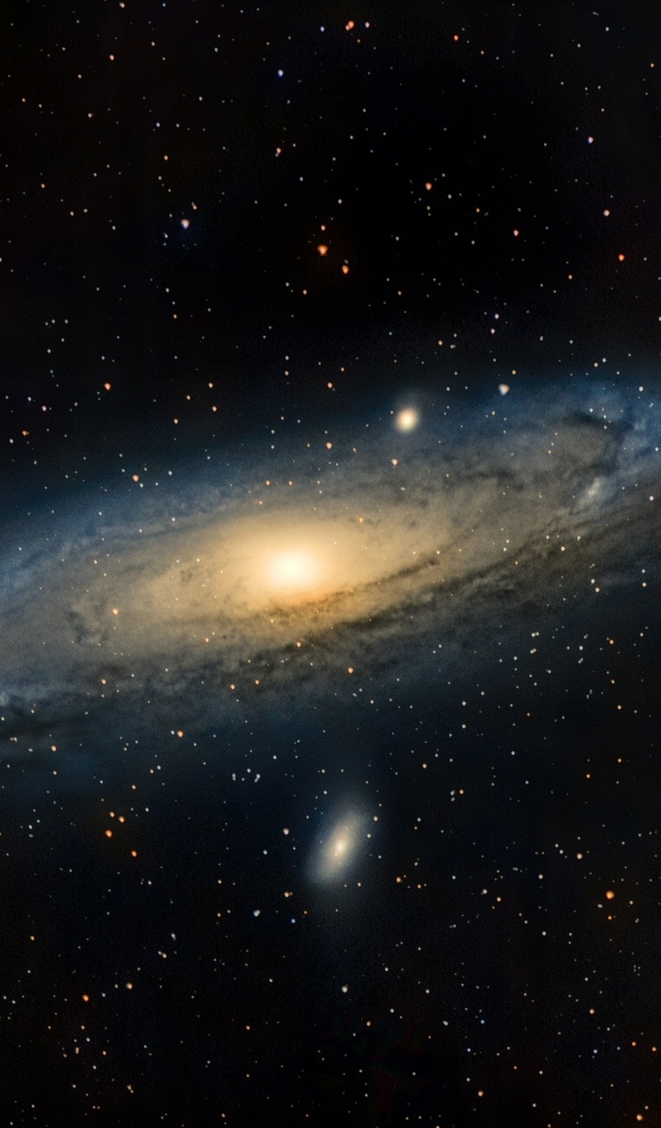 Небесное свечение в звездной галактике