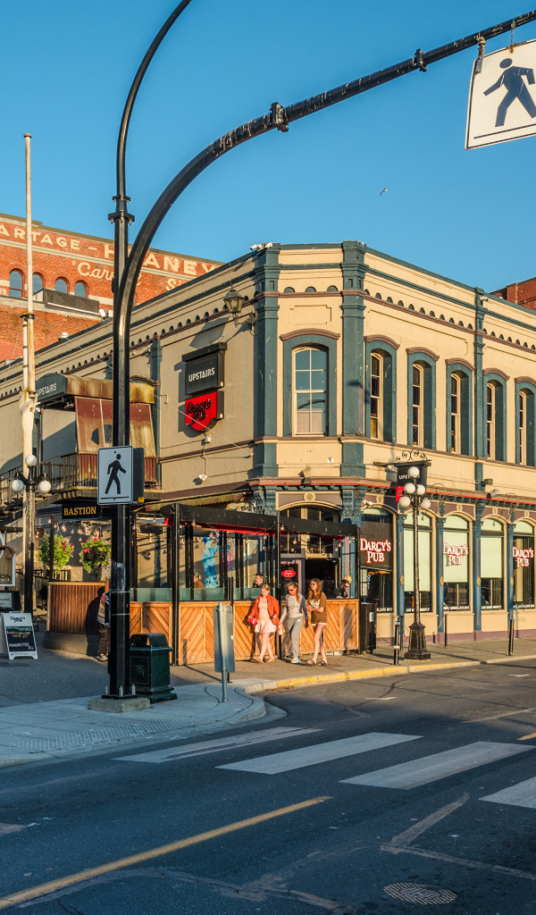 Красивые дома в лучах солнца, Канада 