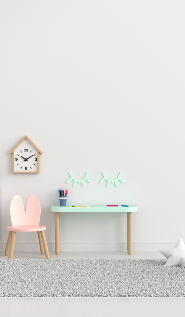 Интерьер детской комнаты с игрушками