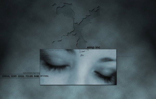 Закрытые глаза 3D обои