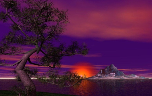 Восход 3D заставка