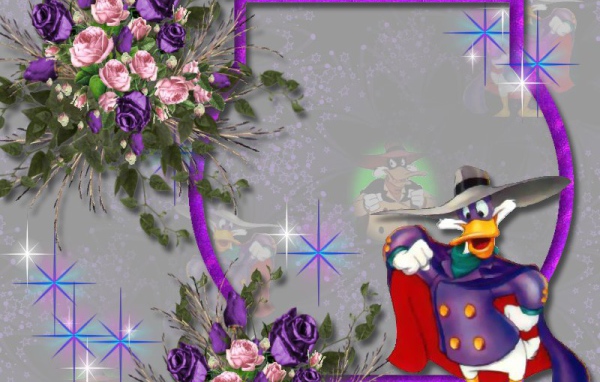 Черный плащ Утка