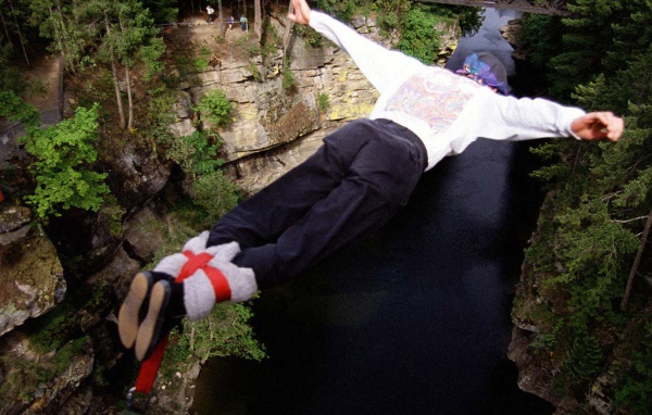 Прыжки на резинке