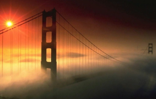 Мост в тумане