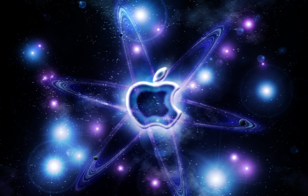 Космическое яблоко apple