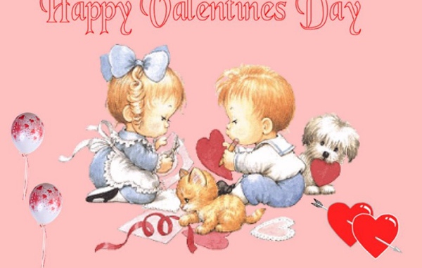 Влюбленные малыши