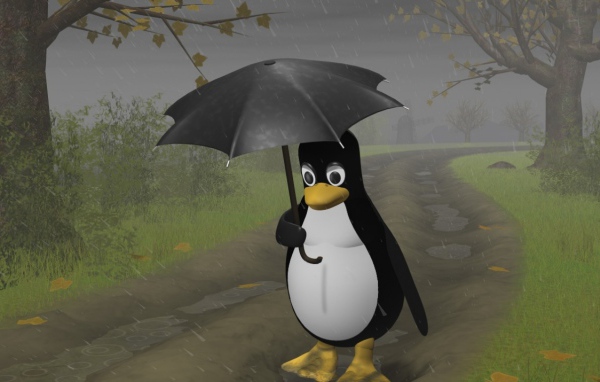 Rain in Brane Linux