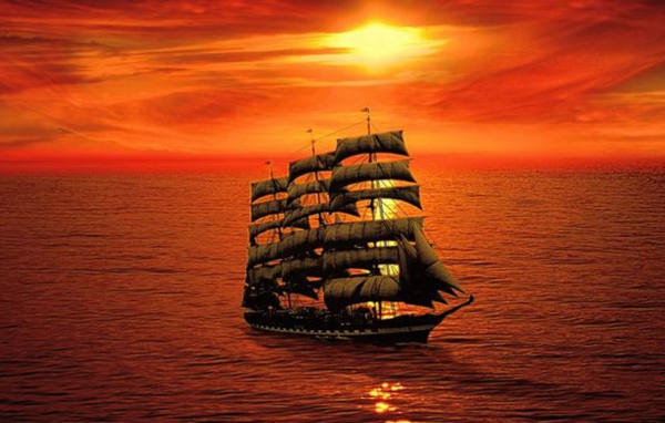 Закат - обои для рабочего стола