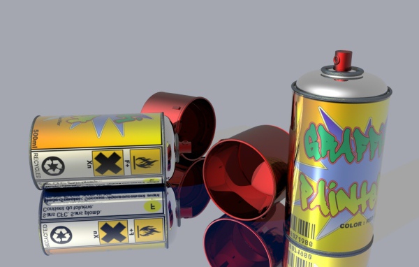Балончик краски