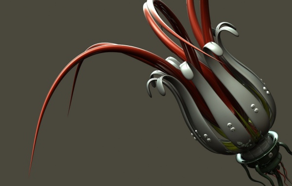 Кибер цветок